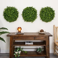 20" Framed Irish Green Meadow Artificial Living Wall Art Panel