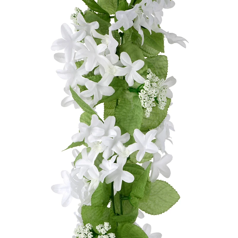 6ft. White Starflower Garland by Ashland®