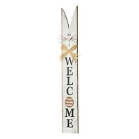 Glitzhome® 42" Wooden Easter Bunny Porch Sign