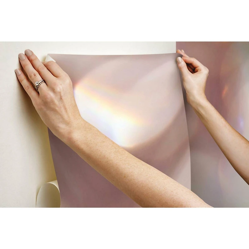 RoomMates Shimmering Dots Mural Peel & Stick Wallpaper