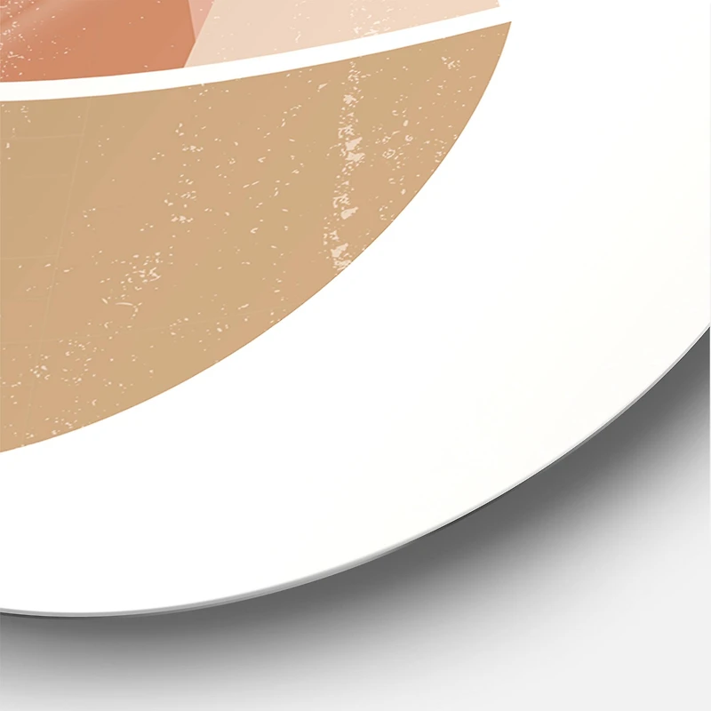 Designart - Abstract Sun and Moon In Mountains II