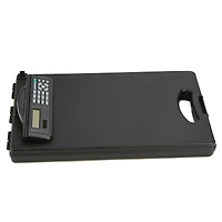 Mind Reader Plastic File Folder Clipboard with Built-In Calculator