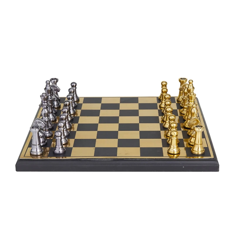 Gold Traditional Game Set, 17" x 17" x 5"