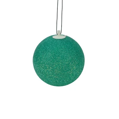 7" Green Lighted Twinkling Christmas Hanging Decor