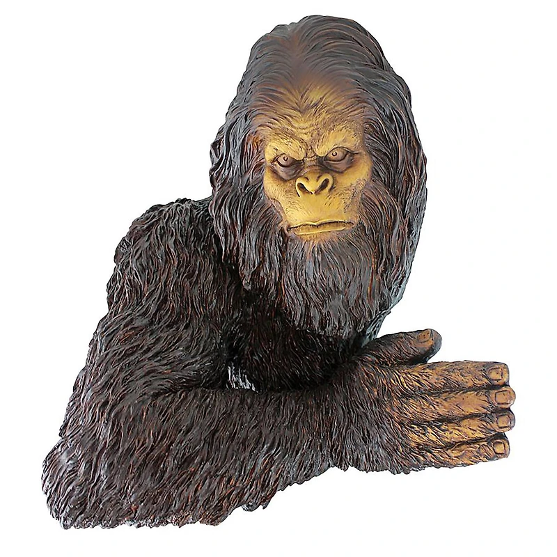 Design Toscano Bigfoot, the Bashful Yeti Tree Sculpture