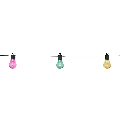 12ct. Warm White LED Shatterproof Multicolor Edison Bulb String Lights by Ashland®