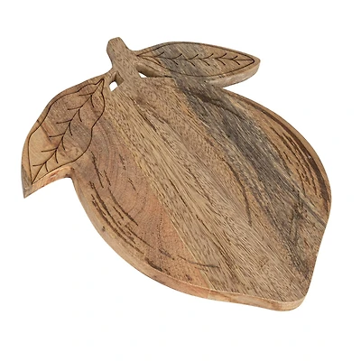 Hello Honey® 10.75" x 12.5" Citrus Charm Mango Wood Cheese Board