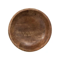 Hello Honey® 11.5" Walnut Mango Wood Footed Bowl