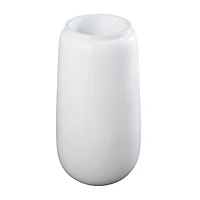 30" Tall White Floor Vase