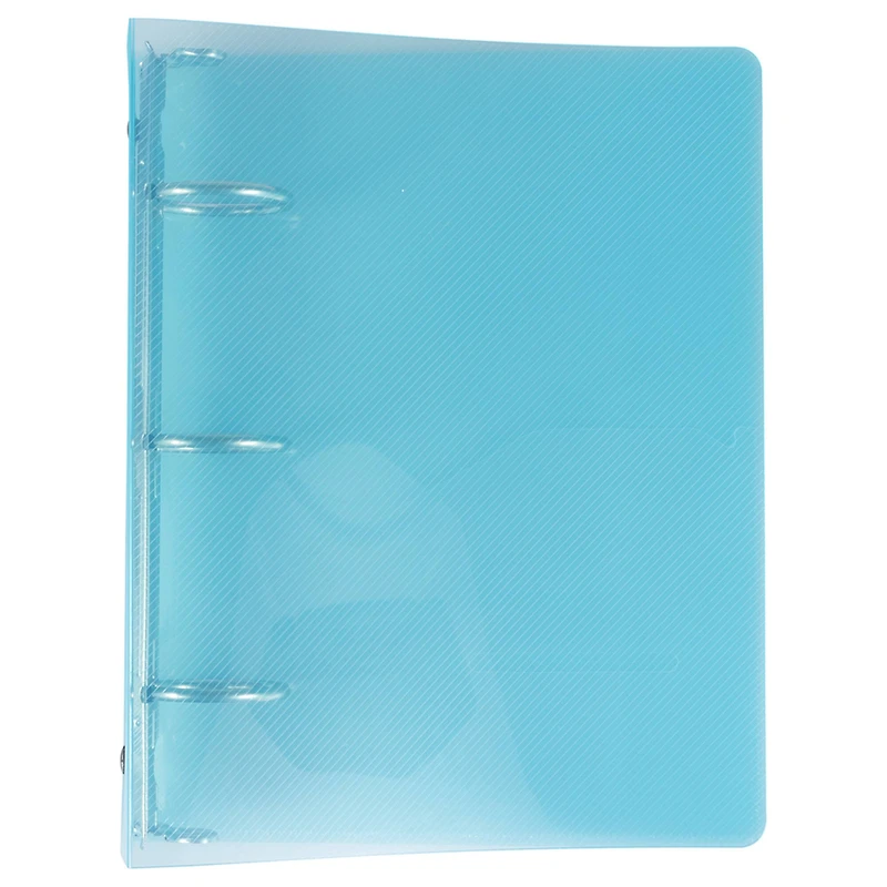 JAM Paper 1.5" Glass Twill Plastic Mini Binders, 6ct.