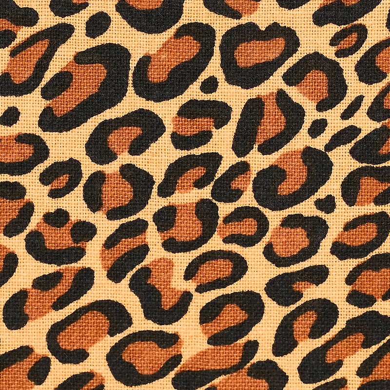 Leopard Print Cotton Fabric by Loops & Threads®