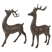 Brown Deer Christmas Decoration Set