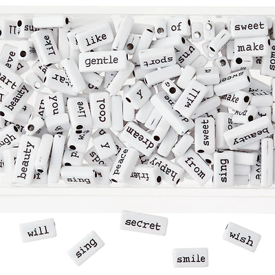 Bead Landing™ Crafting Beads, Words