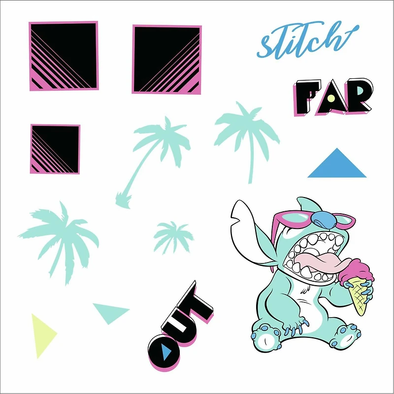 RoomMates Disney Stitch Far Out Peel & Stick Wall Decals
