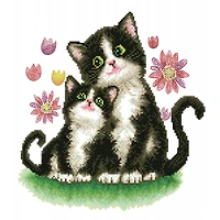 Diamond Dotz® Intermediate Kitty Song Diamond Painting Kit