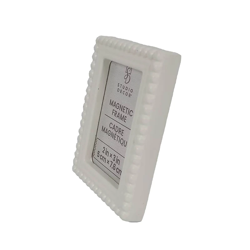 Mini Beaded Magnetic Frame by Studio Décor