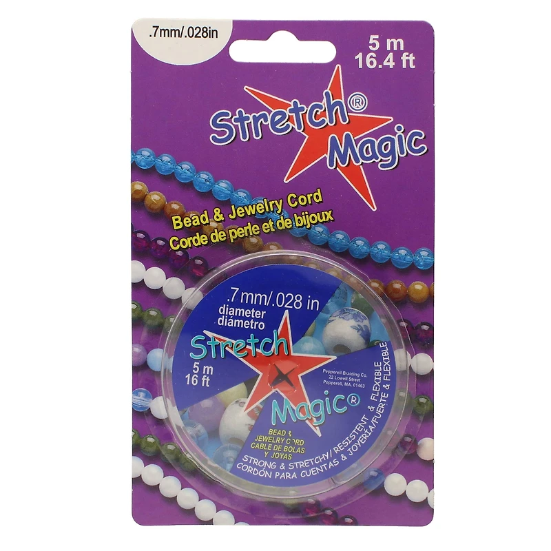 Stretch Magic® 0.7mm Pearl Bead & Jewelry Cord, 5m