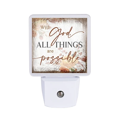 With God LED Night Light