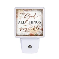 With God LED Night Light