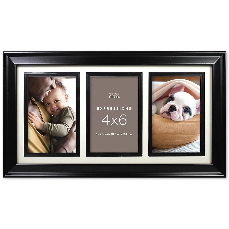 Expressions™ 3 Opening 4" x 6" Collage Frame by Studio Décor