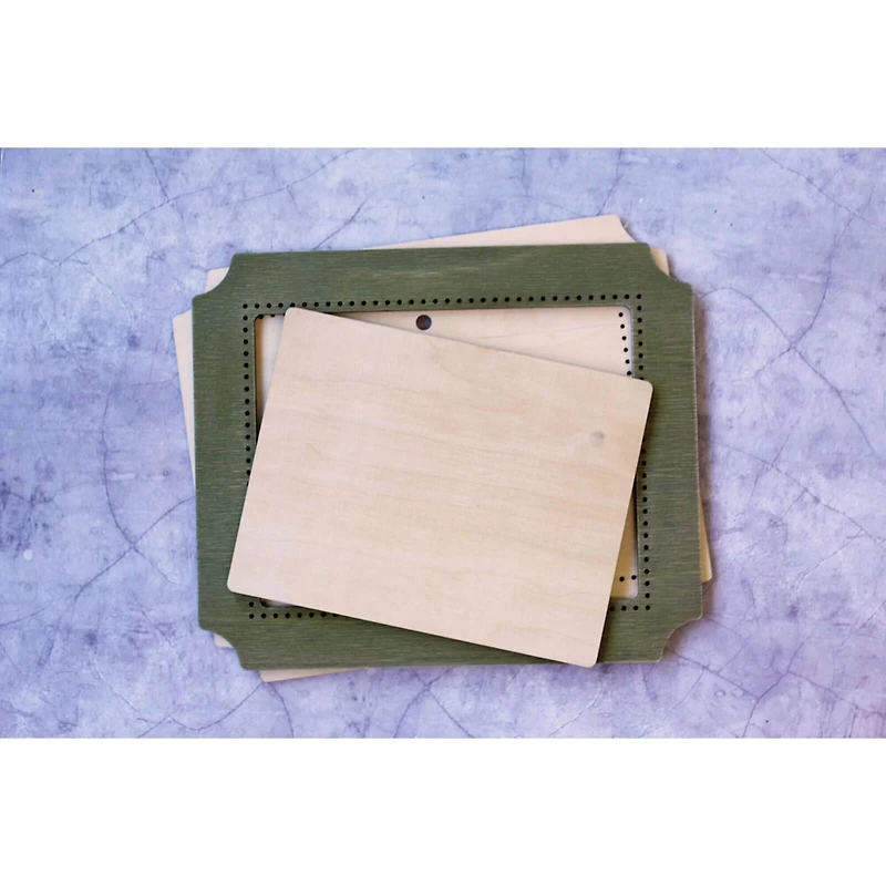 MP Studia OP-261 Green Rectangle Embroidery Frame