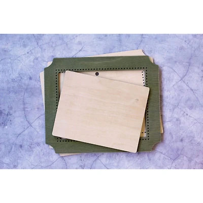 MP Studia OP-261 Green Rectangle Embroidery Frame