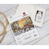 Luca-S Christmas Shopping Counted Cross Stitch Kit