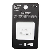 3.7mm Crystal Baguette Glue-On Austrian Crystals by Bead Landing™, 10ct.