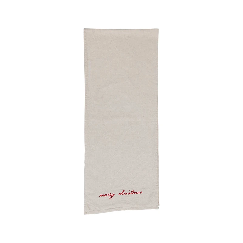 Hello Honey® 6ft. Embroidered Cotton Table Runner