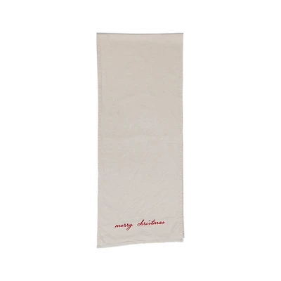 Hello Honey® 6ft. Embroidered Cotton Table Runner