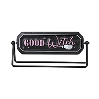 9" Good Witch Bad Witch Double-Sided Tabletop Sign by Ashland®