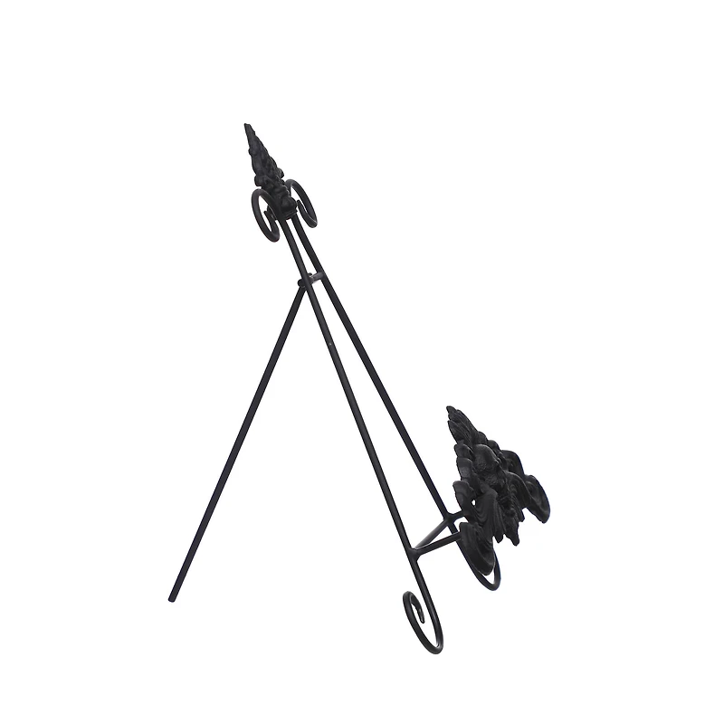 13.5" Black Metal Easel Tabletop Accent by Ashland®
