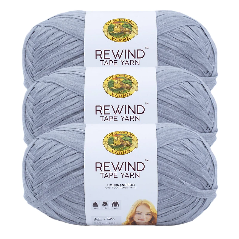 3 Pack Lion Brand® Rewind™ Tape Yarn