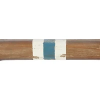 48" Brown Wood Coastal Wall Hooks