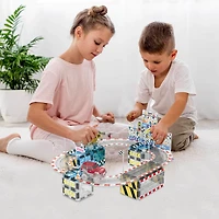PicassoTiles® Magnetic Race Track Stadium Construction Set
