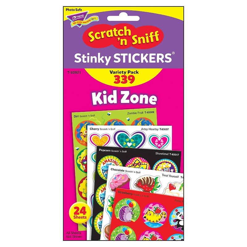 Trend Enterprises® Kid Zone Stinky Stickers®