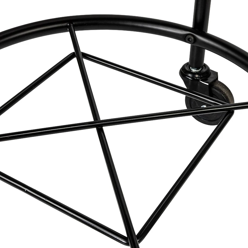 Household Essentials 32" Black Round Laundry Hamper