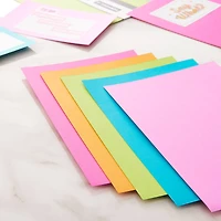 12 Packs: 100ct. (1,200 total) The Brights 4.5" x 7" Cardstock Pack by Recollections™