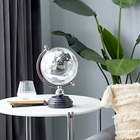 13" Silver Ceramic Glam Globe