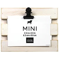 Natural Slatted Mini Clip Frame by Studio Décor®