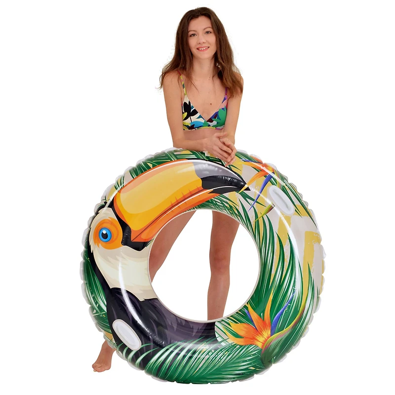 45" Tropical Toucan Inner Tube Pool Float