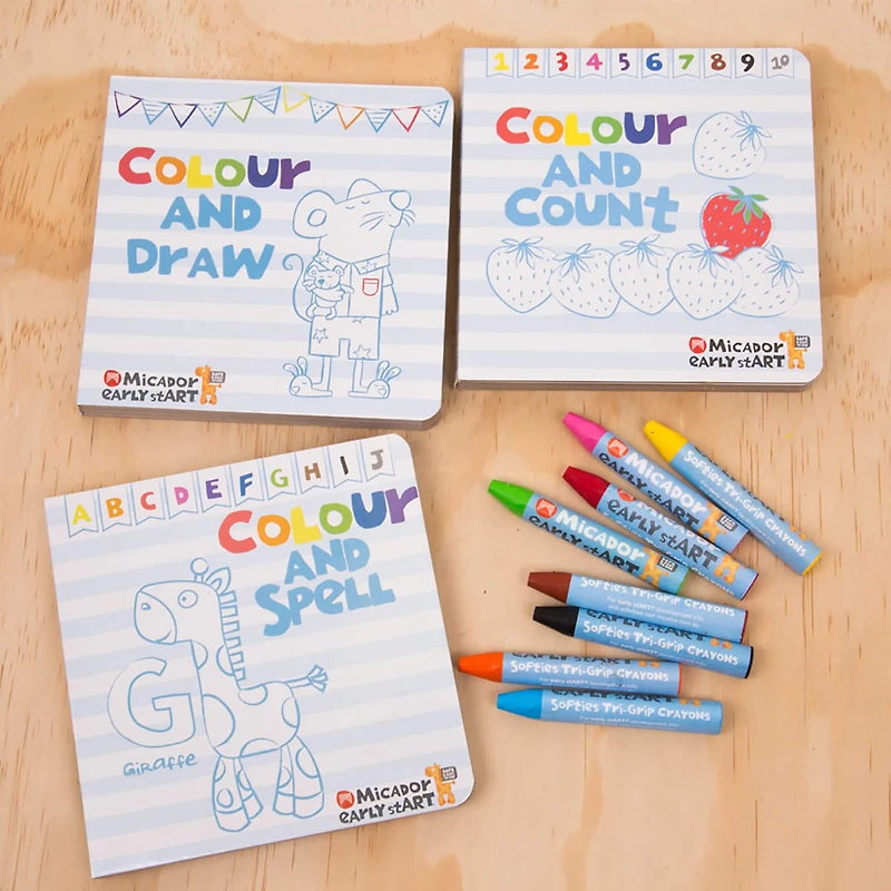 Micador® early stART® Colourtivities Board Books
