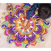 Kulture Khazana Family Rangoli Diwali 150 Piece Puzzle