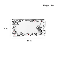 14" White Rabbit Ceramic Serving Dish by Ashland®