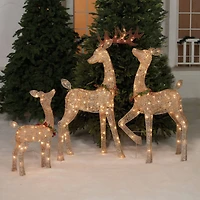 Glittering Thread Deer Family Set