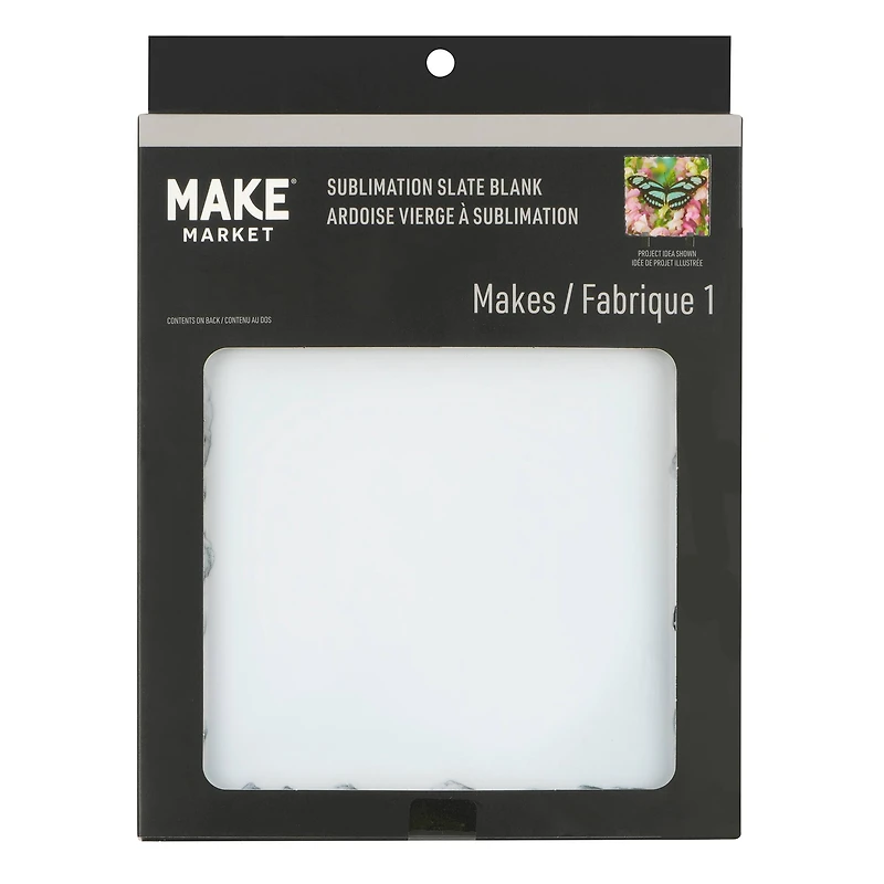 6" Square Slate Sublimation Blank by Make Market®