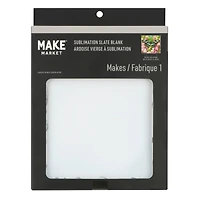 6" Square Slate Sublimation Blank by Make Market®