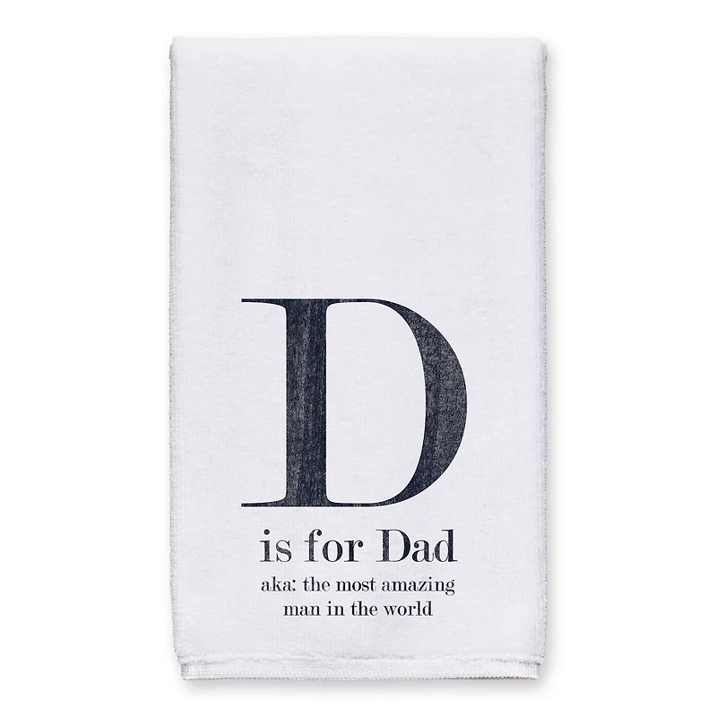 D Is For Dad Towel Set