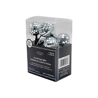 10ct. Warm White LED Silver Disco Ball Icon String Lights by Ashland®