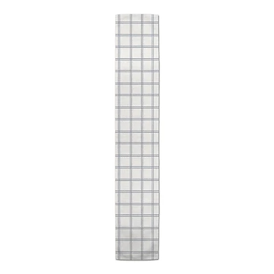 Slate Grids Indoor/Outdoor Table Runner